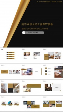 销售业绩总结汇报PPT模板