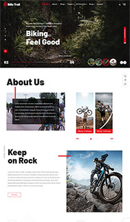 野外旅行骑行俱乐部网站模板