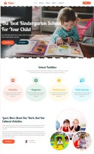儿童早教机构HTML5网站模板