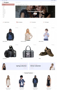 在线购物服装商城网站模板