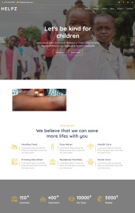 慈善机构宣传网站模板