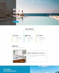 HTML5旅行住宿宣传网站模板