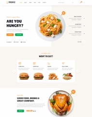 HTML5快餐美食网站模板