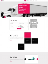大型货运物流服务公司网站模板