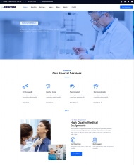 HTML5健康医疗服务机构网站模板