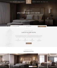 HTML5豪华酒店预订宣传网站模板