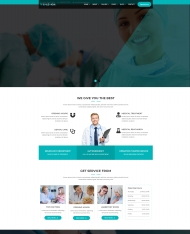 HTML5医疗服务机构宣传网站模板