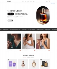 香水在线购物服务商城网站模板