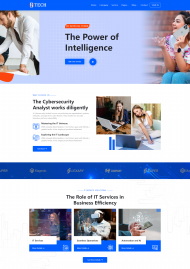 IT服务解决方案服务公司网站模板