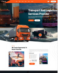 HTML5物流运输服务提供商网站模板