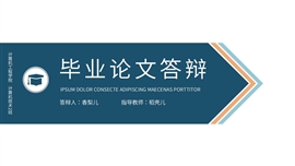 莫兰迪毕业答辩PPT模板