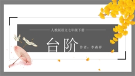 初中语文台阶ppt教学课件
