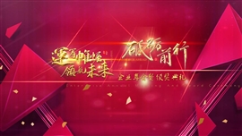 喜庆企业年会颁奖典礼PPT模板