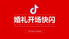 婚礼开场抖音快闪ppt模板
