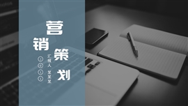 商务风营销策划宣传推广ppt模板