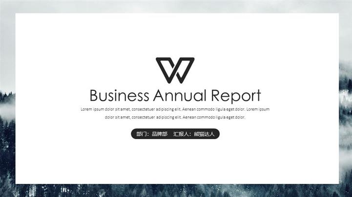 商务风工作计划ppt模板