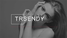 欧美杂志时装服装摄影画册PPT模板