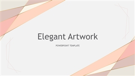 淡雅清新风格汇报通用PPT模板