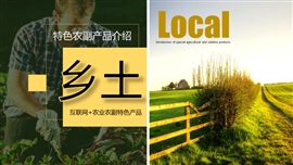新农村生态农产品特产介绍PPT模板