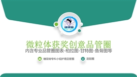 创意信封微粒体品管圈PPT模板