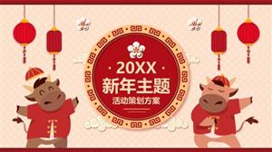 牛年主题活动策划方案PPT模板