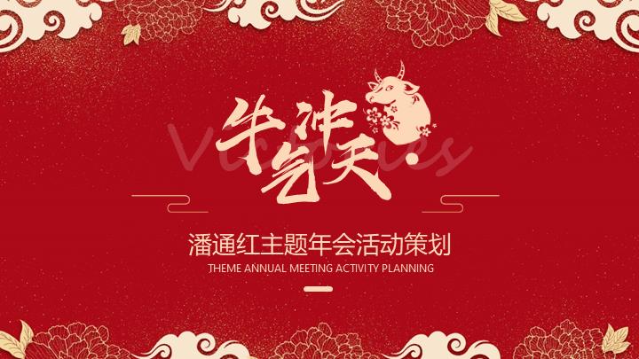 牛年年会活动策划方案ppt模板