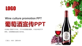 葡萄酒宣传推广销售ppt模板