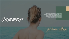 欧美杂志风高级画册ppt模板