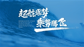 年终总结工作汇报项目计划PPT模板