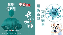 武汉加油预防肺炎冠状病毒PPT模板