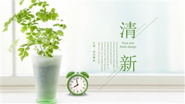 小清新总结汇报综合设计PPT模板