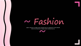 欧美时尚人物介绍画册ppt模板