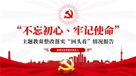 不忘初心牢记使命整改落实报告PPT模板