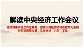 解读中央经济工作会议PPT模板