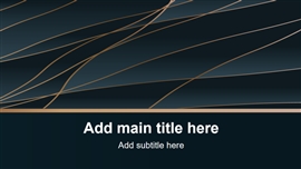 华丽文艺艺术颁奖晚会PPT模板