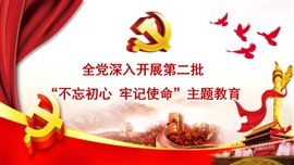 第二批不忘初心牢记使命主题教育PPT模板