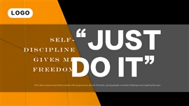 年轻范健身运动品牌活动宣传PPT模板