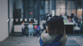 旅行日记相册画册PPT模板