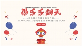 内容型愚人节营销策划方案PPT模板