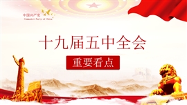 十九届五中全会重要看点PPT模板