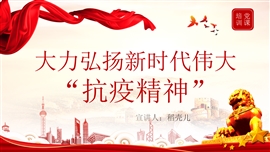 大力弘扬新时代伟大抗疫精神PPT模板