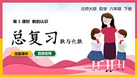 六年级数学下册课件数的认识总复习数与代数PPT课件