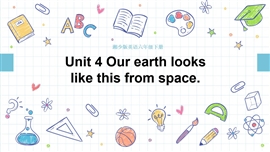 英语湘少版六年级下册《our earth looks like this from 》PPT课件