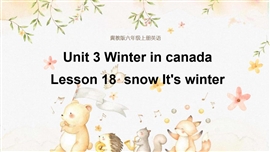 小学英语冀教版六年级上册《lesson 18》PPT课件