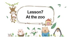 小学英语冀教版三年级下册《lesson7 at the zoo》PPT课件