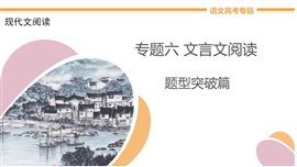 高中语文专题6《必备知识读文—读懂文本才能精准答题》PPT课件