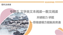 高中语文专题5《提高理解能力，深析词义、句意题》PPT课件