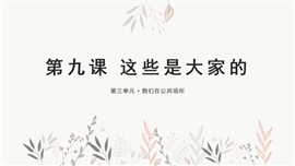 小学品德与社会二年级上册《这些是大家的》PPT课件