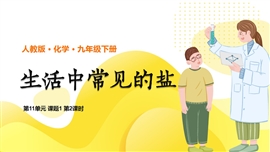 人教九年级化学下册第11单元课题1生活中常见的盐PPT课件