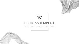 极简欧美风商务通用ppt模板